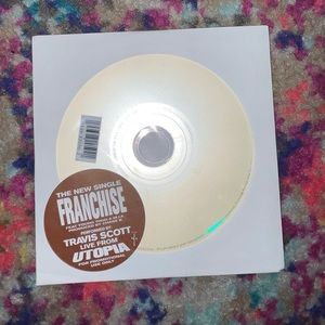 Travis Scott Franchise Promo Single CD Live From Utopia